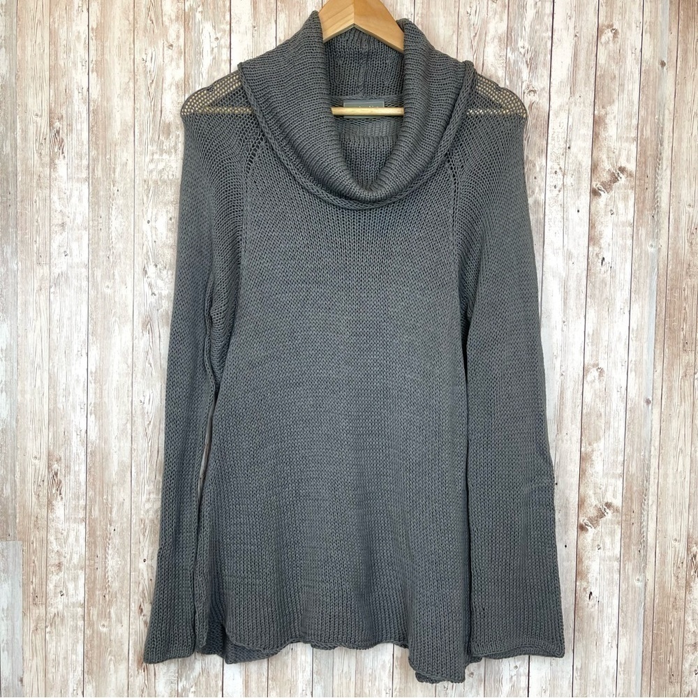 Wooden Ships Long Sleeve Knit Cowl Neck Pullover Sweater Size M/L Women